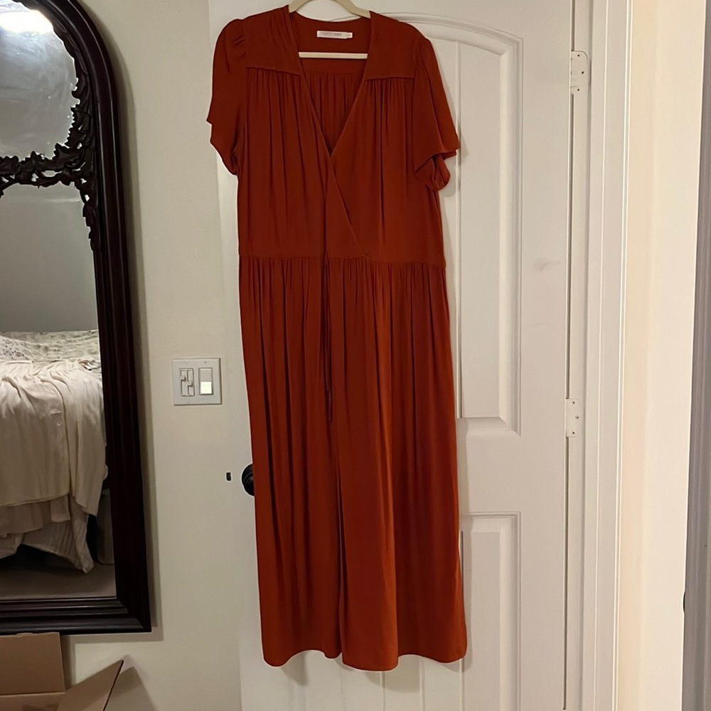 Christy Dawn Pumpkin-Rust Dawn Dress